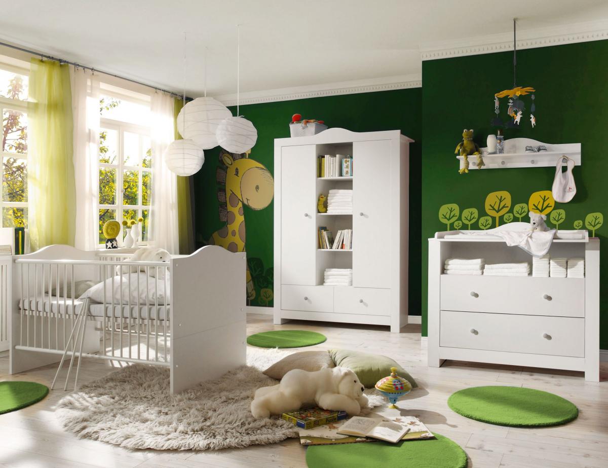 Babyzimmer Wiki 4tlg Babyzimmerset komplett Komplettzimmer Kinderbett Babymöbel 